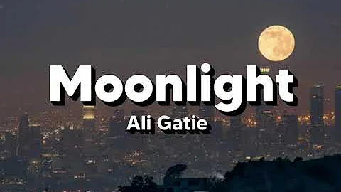 Ali Gatie - Moonlight ( Lyrics)