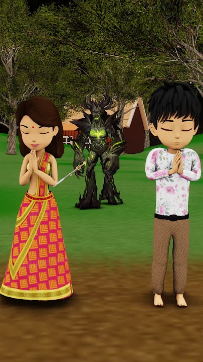 Navratri special 🙏❤️ | happy navratri | Gulli Bulli | Cartoon | granny | short #durga #happynavratri