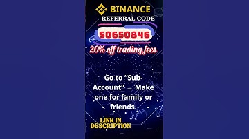 Create sub-accounts  -  Binance Referral Code 2025 #shorts