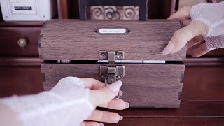 ASMR | Vintage diary decoration with a bookmark | no talking