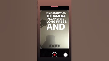How to play on Spotify and record video on your iPhone at the same time? #iphonetricks
