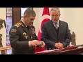 Azerbaycan Savunma Bakanı Zakir Hasanov, Hulusi Akar’ın davetlisi olarak Türkiye’de