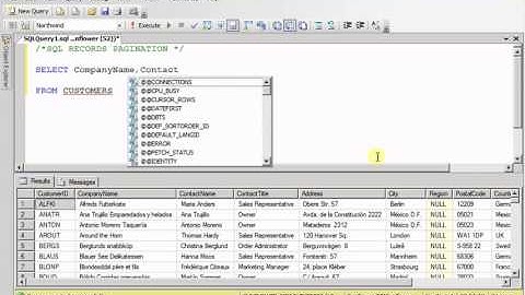 Pagination in SQL Server