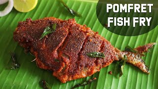 Pomfret Fish Fry | Tawa Fish Fry | Indian Style Fish Fry || EasyCookBook
