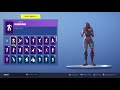 جميع رقصات فورت نايت في سكن شيطونة|fortnite