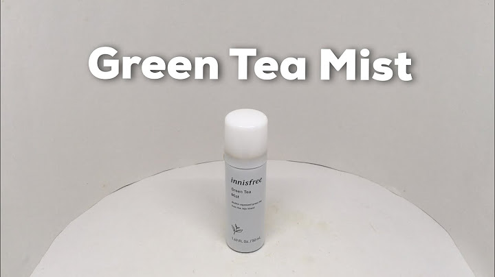 Innisfree green tea mineral mist review năm 2024