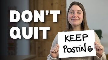 Why you MUST Keep POSTING on YouTube even when NOBODY WATCHES