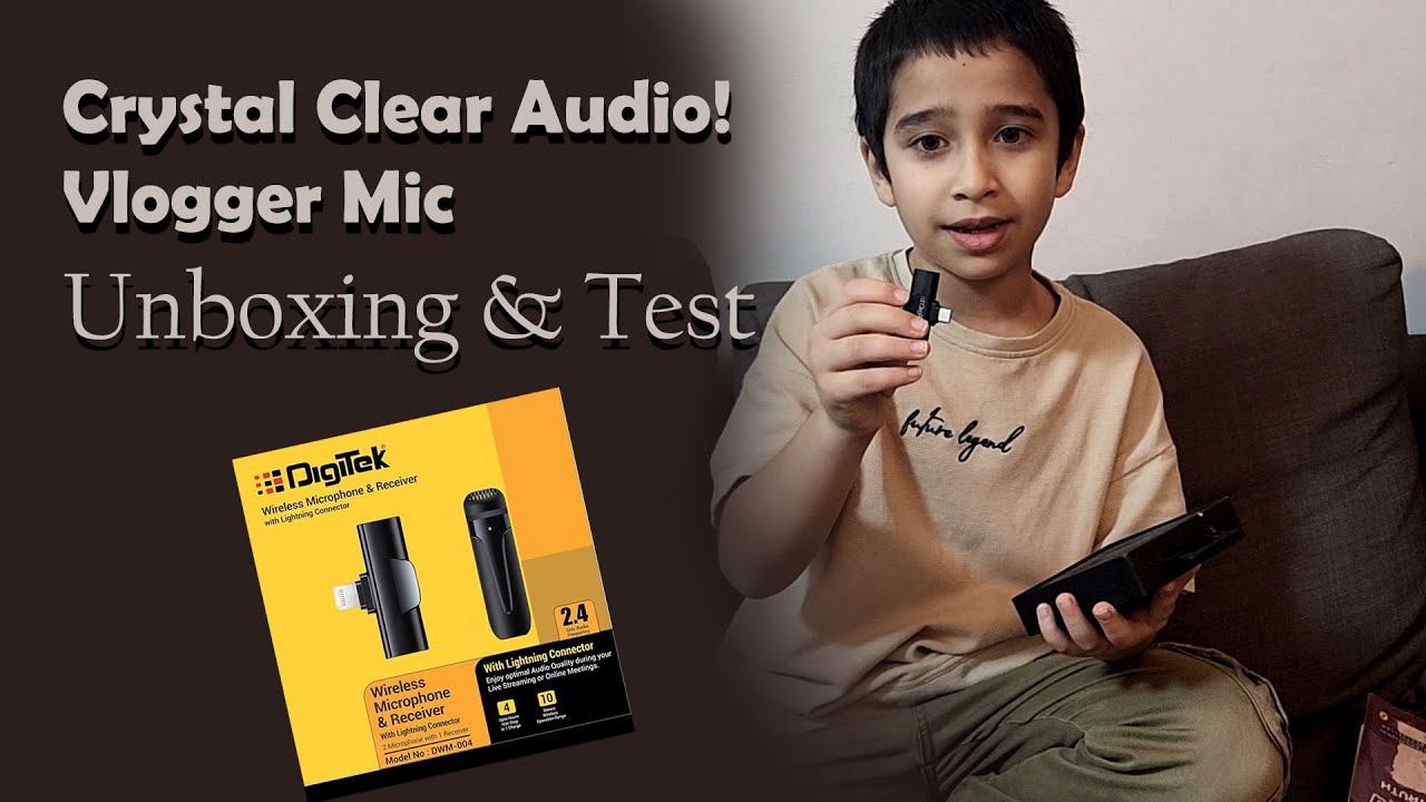 Ayaan's Vlogging Mic Unboxing & Setup – Easy Mobile Connection! - YouTube