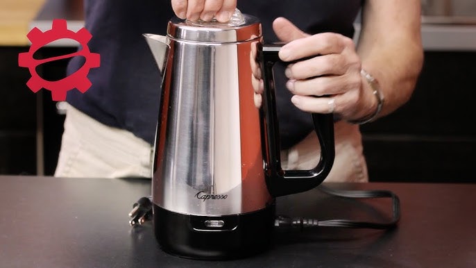 Presto 6 Cup Stainless Steel Coffee Maker Demo 