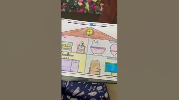 ||Different Rooms of a House ||🏡 #Drawing