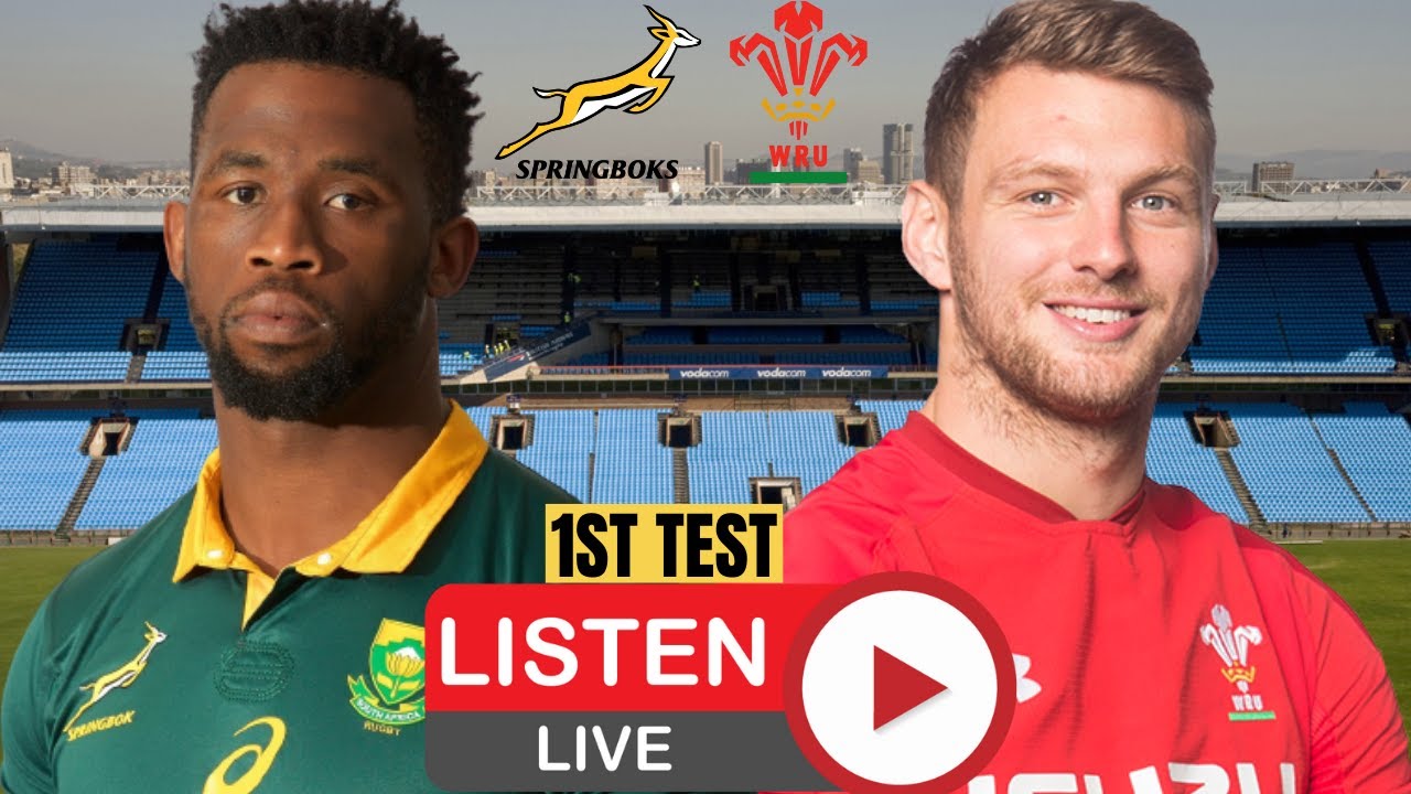 Springboks vs Wales 1st Test 2022 Live Commentary