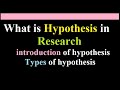 Crafting Effective Hypotheses in Scientific Research