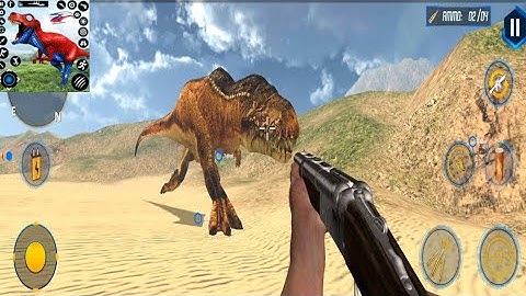 Dinosaur Hunting Games 3D 2023 - Android Gameplay