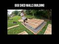 8x8 Shed Walls Building