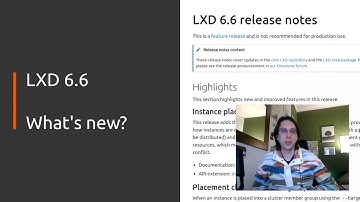 LXD 6.6: what