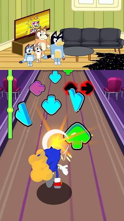 FNF Music Dash | Dusk Till Dawn But Bluey Pibby - FNF Animation #blueyandbingo #fnf #fnfanimation