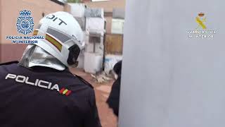 Gran redada en La Cañada Real con 44 detenidos por narcotráfico