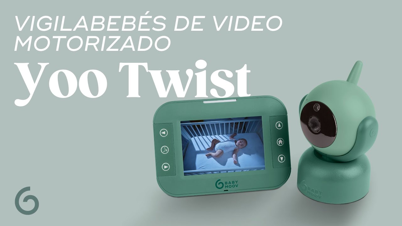 YOO TWIST - Vigilabebés de video motorizado - VIDEO 3D 