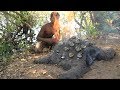 Strange Cooking Snail with Mud Oven Turtle extremely delicious