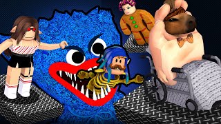 Fui engolida pelo Huggy Wuggy (PROJECT PLAYTIME ROBLOX)