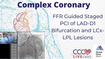 FFR Guided Staged PCI of LAD-D1 Bifurcation and LCx-LPL Lesions - August 18, 2015 Webcast