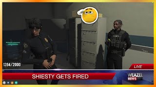 Den Zel Shiesty Tries Not To Get Fired During Live PD | NoPixel 4.0 GTA RP