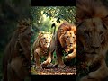 lion marriage #shaadi#trending #shorts #viral #ai#lion #cotton#dance