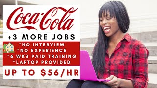 Coca Cola is Hiring Remote + No Interview No Experience Work From Home Jobs 2025