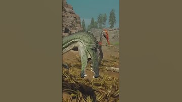 Path of titans life of a amargasaurus part 5 #dinosaur #dinofight #gaming #pathoftitans #amarg #dino