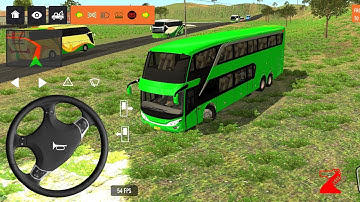2025 new coach bus simulator 💥 || indonesia bus simulator part-276 #bus #game #simulator #comman  
