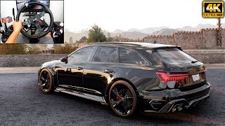 Audi RS6 Avant | Forza Horizon 5 | Logitech g29 gameplay