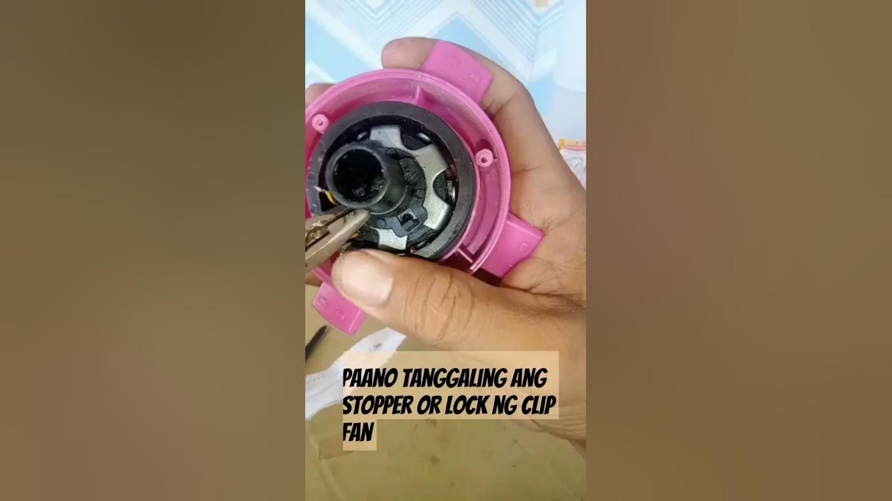 how-to-remove-lock-of-clip-fan-tutorial-shorts-repair-like-share