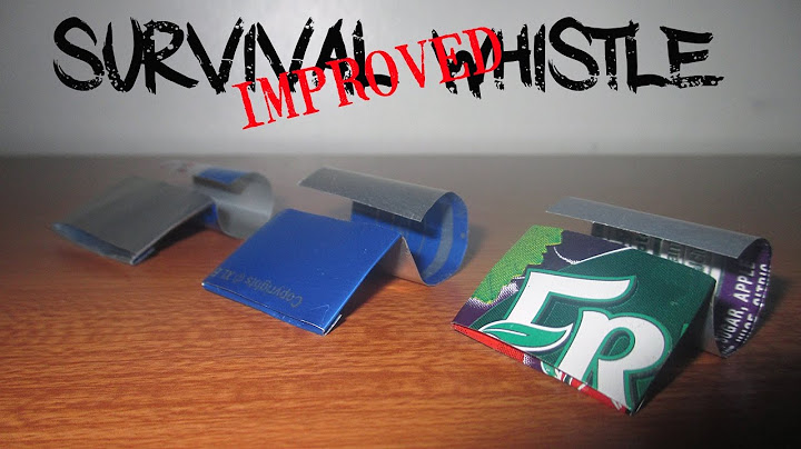 Survival Whistle (IMPROVED)