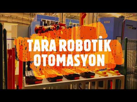 DOOSAN YATAY İSLEME MERKEZİ CNC BESLEME ABB ROBOTU TARA ROBOTİK OTOMASYON