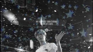 ❝ my universe suga's remix - coldplay x bts slowed down   rain sounds ❞