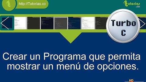 sentencia case – turbo C (mostrar un menu de opciones)