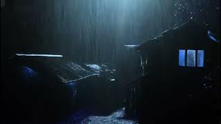 Fall Asleep Instantly to Heavy Rain & Thunder on Metal Roof | Night Rainstorm Sounds for