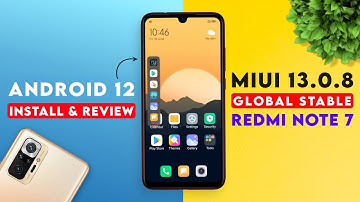 MIUI 13.0.8 Global Stable for Redmi Note 7 | Android 12 | Install & Review | Redmi Note 10 Pro Port