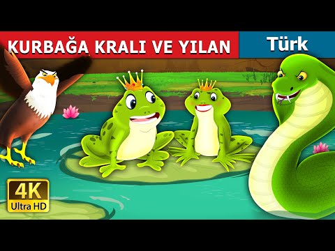 Kurbağa kralı ve Yılan | King Frog and Snake Story in Turkish | @TurkiyaFairyTales
