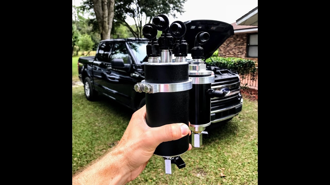 2019 TWIN CAN INSTALL TEAM RXP CATCH CAN F 150 INSTALL 