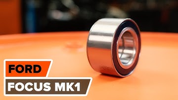 How to change front wheel bearing on FORD FOCUS (DAW) [TUTORIAL AUTODOC]