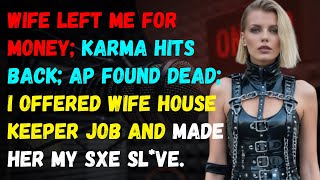 Wife Left Me for Money; AP Was Discovered Dead; Karma Hits Back...; I Made Wife My S*x S*lve...