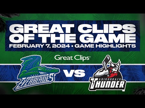 BLADES SNAP THUNDER'S 17-GAME POINT STREAK | Great Clips Of The Game 02-07-24