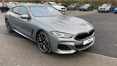 BMW 840i M Sport Gran Coupe in Skyscraper Grey.