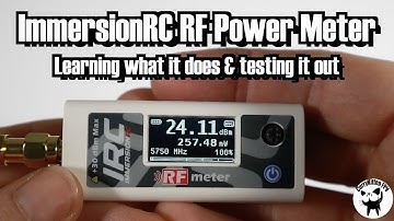 ImmersionRC RF Power Meter.... it