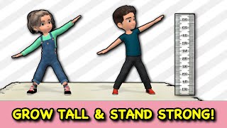 grow tall stand strong kids posture workout 20 mins