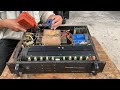 Restoration vintage audio amplifier  the most perfect restoration you will ever see