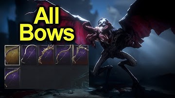 All bows | Rune abilities and Max Base Damage | No rest for the wicked