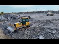 Part24!Great Road of Project to build over water using cast stone By SHANTUI &amp; 25 Ton trucks