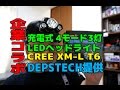 【企業コラボ】 Potensic 充電式 4モード3灯LEDヘッドライト